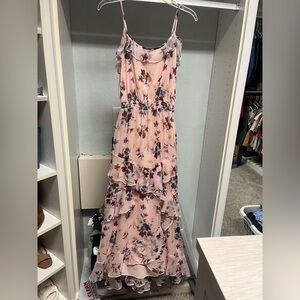 Chelsea & Violet Floral Pink Dress NWT